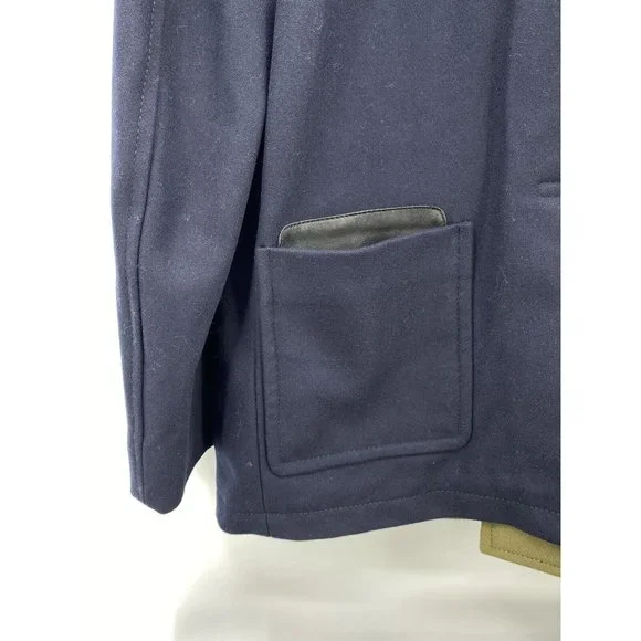 Coach 1941 Wool Mariners Pea Coat Navy Blue Size 50 (XL) NWT $895 (F-1)